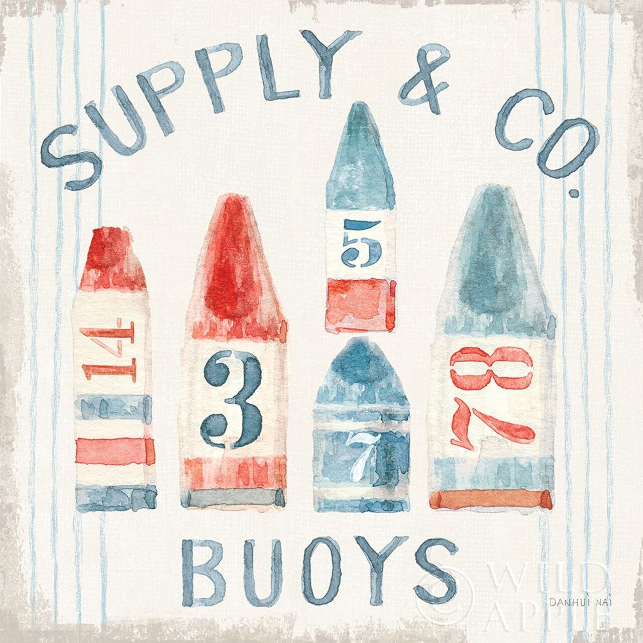 Floursack Nautical XV Poster Print by Danhui Nai - Item # VARPDX55272